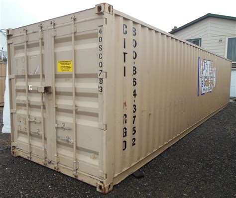 Shipping container storage 